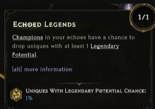 last epoch echoed legends effect description